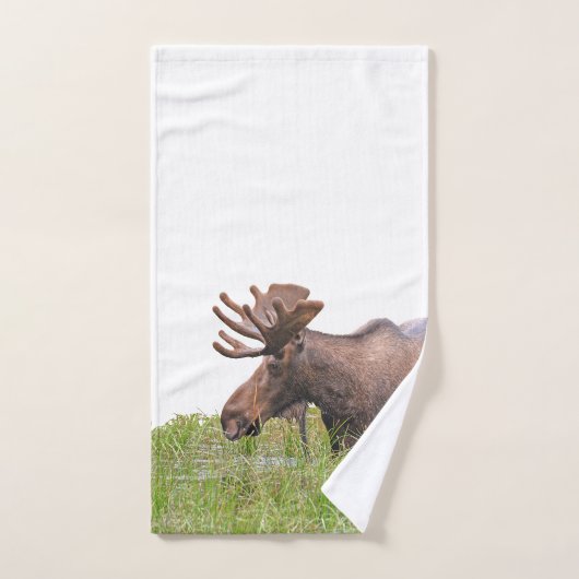 Serviette de bain Ensemble d'orignal (Serviette à main)