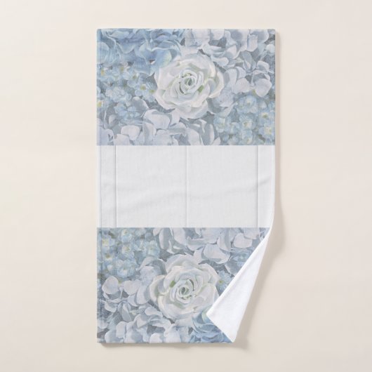 Serviette De Bain Ensemble Fleurs Bleues De Pays (Serviette à main)