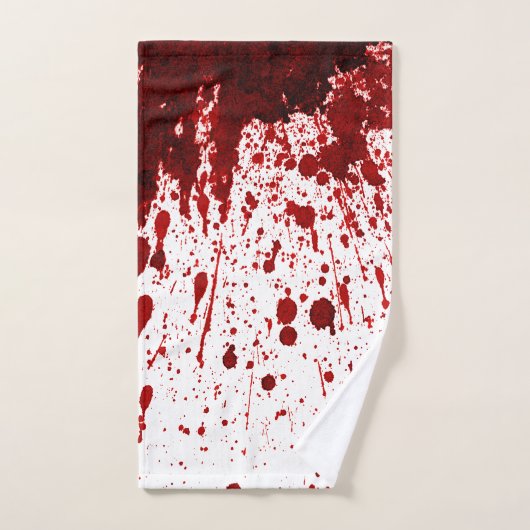 Serviette de bain Ensemble Splate de sang Vampire  (Serviette à main)