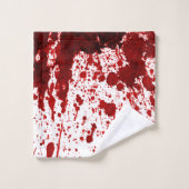 Serviette de bain Ensemble Splate de sang Vampire  (Gant de toilette)