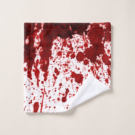 Serviette de bain Ensemble Splate de sang Vampire  (Gant de toilette)