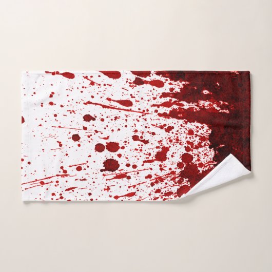 Serviette de bain Ensemble Splate de sang Vampire  (Serviette à main)