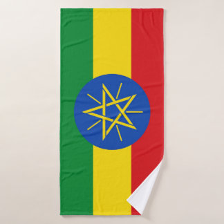 Serviette de bain Ethiopian flag