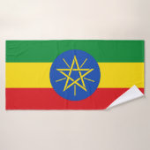 Serviette de bain Ethiopian flag (Serviette de bain)