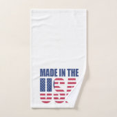 Serviette de bain Fabriqué aux Etats-Unis (Serviette à main)