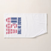 Serviette de bain Fabriqué aux Etats-Unis (Serviette à main)