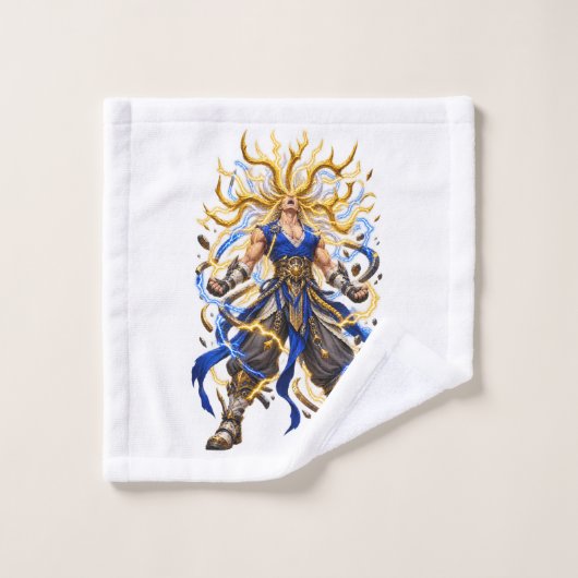 Serviette de bain Fantastique Guerrier Céleste Dor (Gant de toilette)