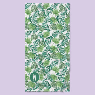 Serviette de bain Feuille Tropical Bright Green Pa