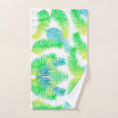 Serviette de bain Feuille Tropical Palm - Vert mod (Serviette à main)
