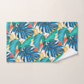 Serviette de bain Feuille Tropical Set Cadeau (Serviette à main)