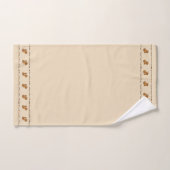 Serviette de bain figdewdrop Écureuil Gland & Feui (Serviette à main)