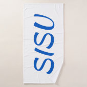 Serviette de bain finlandaise SISU (blanche) (Serviette de bain)