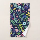Serviette de bain Floral moderne (Serviette à main)