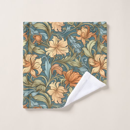 Serviette De Bain Floral Morris Inspiré Classique (Gant de toilette)