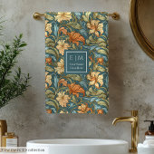 Serviette De Bain Floral Morris Inspiré Classique