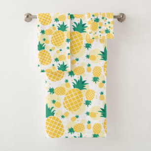 Serviette de bain fraîche en ananas