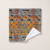 Serviette de bain géométrique Bogolan (Gant de toilette)