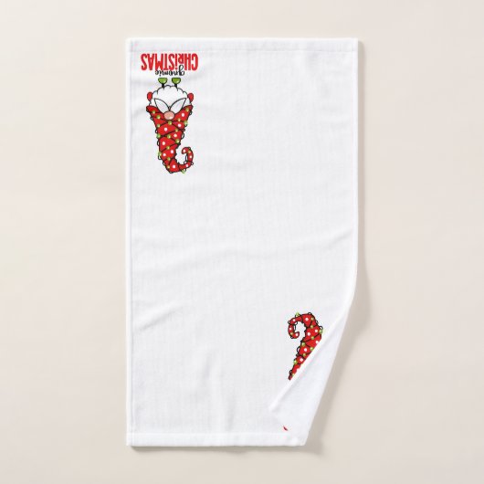 Serviette de bain Gnome Noël (Serviette à main)