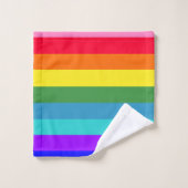 Serviette de bain Gras Rainbow Stripes (Gant de toilette)