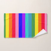 Serviette de bain Gras Rainbow Stripes (Serviette à main)