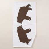 Serviette de bain Grizzly (Serviette de bain)
