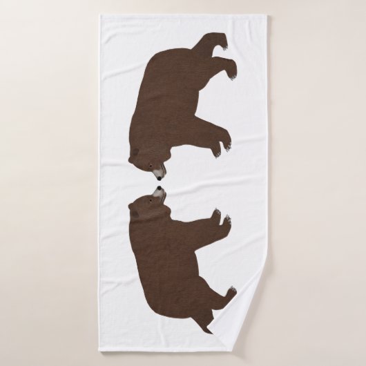 Serviette de bain Grizzly (Serviette de bain)