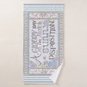 Serviette de bain "Humeur ensoleillée" (Serviette de bain)