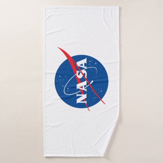 Serviette de bain Iconique NASA (blanc roquette) (Serviette de bain)
