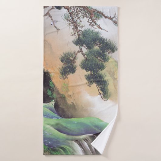 Serviette de bain japonaise d'art (Serviette de bain)
