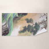 Serviette de bain japonaise d'art (Serviette de bain)