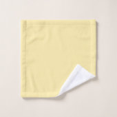 Serviette de bain Jaune et Rose Ovales (Gant de toilette)