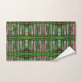 Serviette De Bain Jeu Vert, Noir, Blanc (Serviette à main)