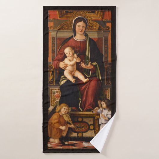 Serviette de bain "La Vierge et l'Enfant" (Serviette de bain)