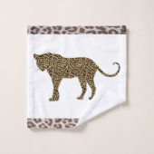 Serviette de bain léopard (Gant de toilette)