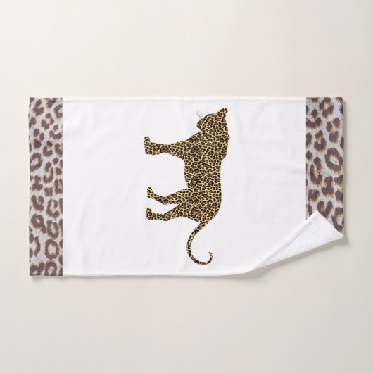 Serviette de bain léopard (Serviette à main)