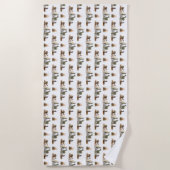 Serviette de bain Llama Meadow (choisir la couleur (Devant)