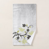 Serviette de bain Lovebirds jaune (Serviette à main)