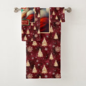 Serviette de bain M. et Mme Claus Cranberry (En situation)