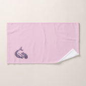 Serviette de bain mauve Peinture de sirène (Serviette à main)