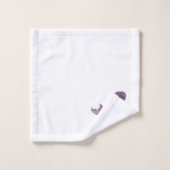 Serviette de bain Mermaid Purple Waves Beach (Gant de toilette)