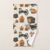 Serviette de bain mignonne d'Halloween, décoration (Serviette à main)