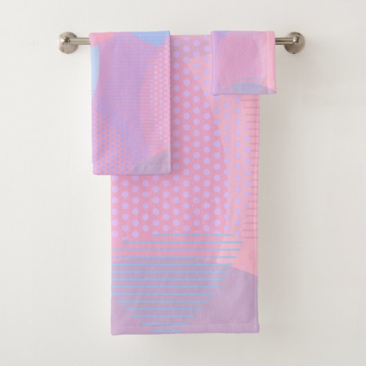 Serviette de bain Motif circulaire (En situation)