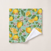 Serviette de bain Motif citron (Gant de toilette)