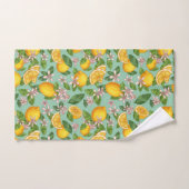 Serviette de bain Motif citron (Serviette à main)