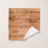 Serviette de bain Motif en bois Moose Silhouette (Gant de toilette)