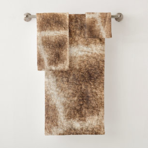 Serviette de bain motif Giraffe