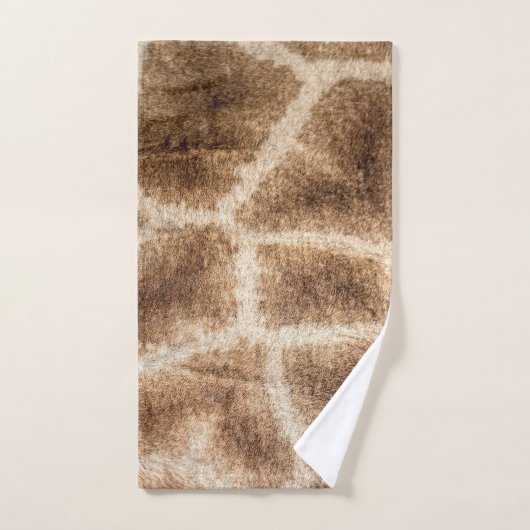 Serviette de bain motif Giraffe (Serviette à main)