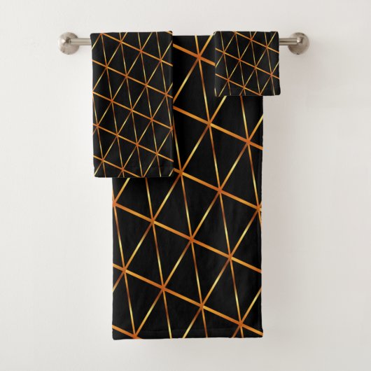 Serviette de bain Motif Jaune (En situation)
