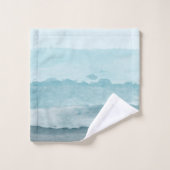 Serviette de bain motif moderne pastel terrazzo (Gant de toilette)