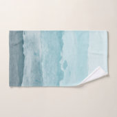 Serviette de bain motif moderne pastel terrazzo (Serviette à main)